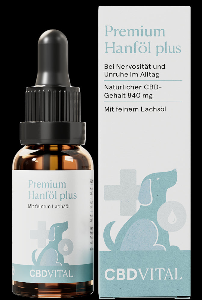 CBD Hanföl für Hunde 20ml, 4,2%